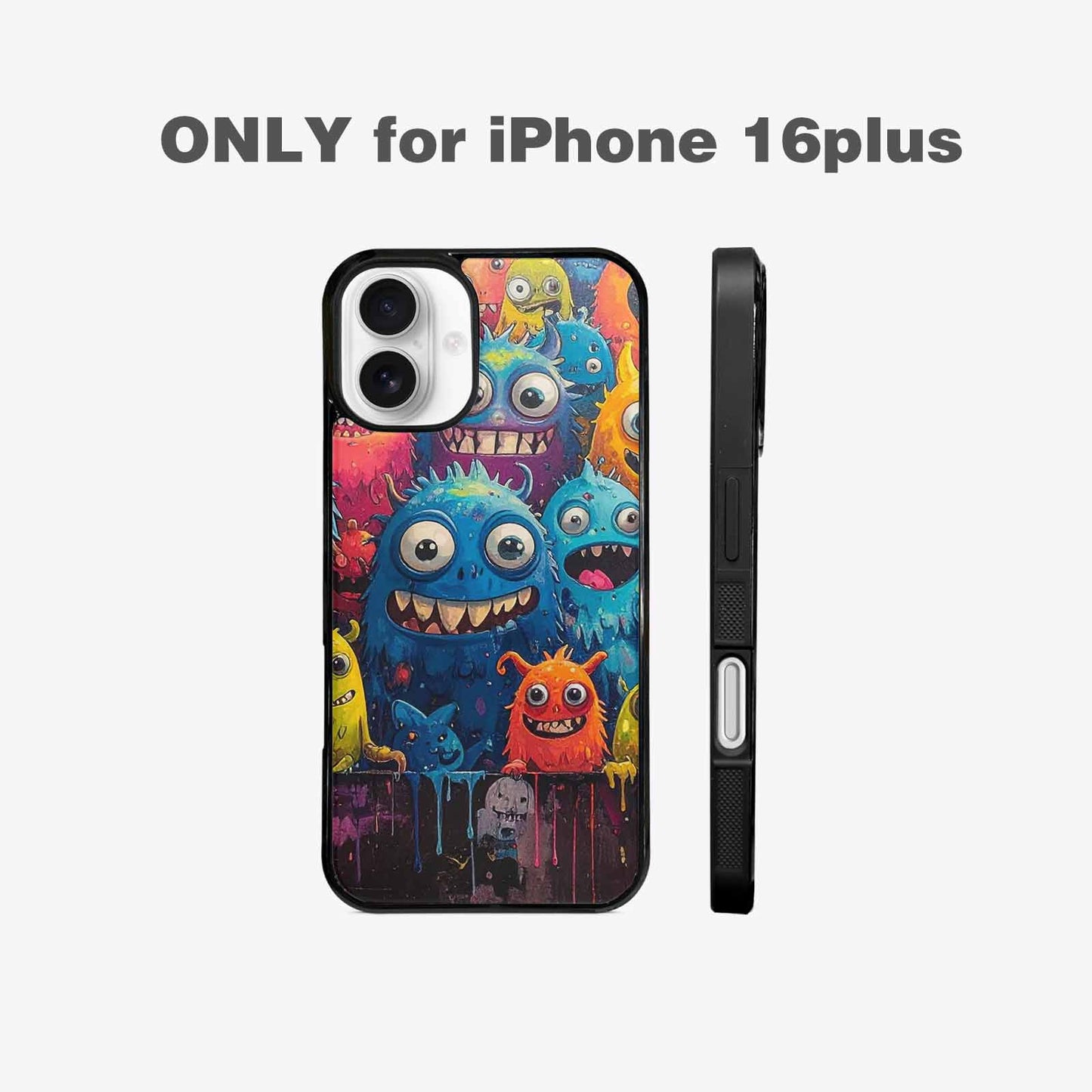 iPhone 16 Plus Case — Monsters General Cartoon Monst, Custom Designed Case Cover