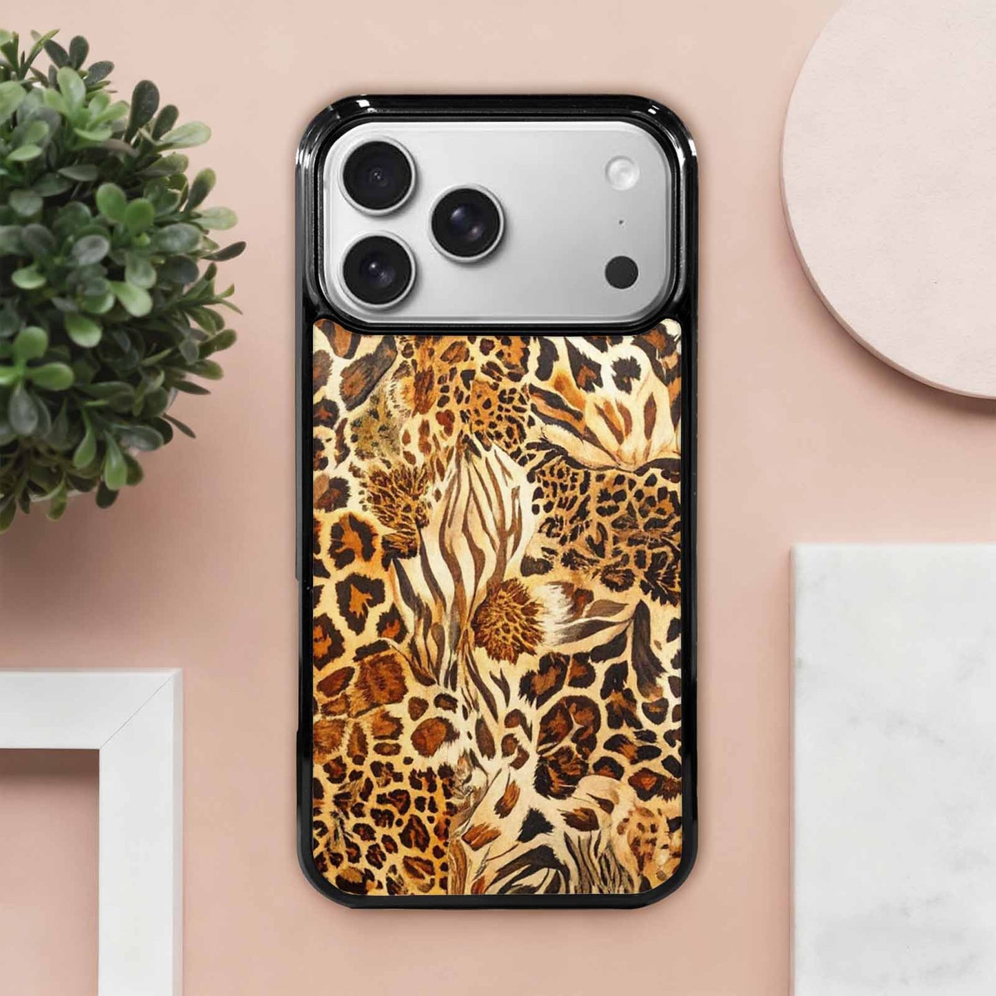 iPhone 17 Pro Max Case — Small Animal Print Pattern, Animal Print, Personalized Phone Case