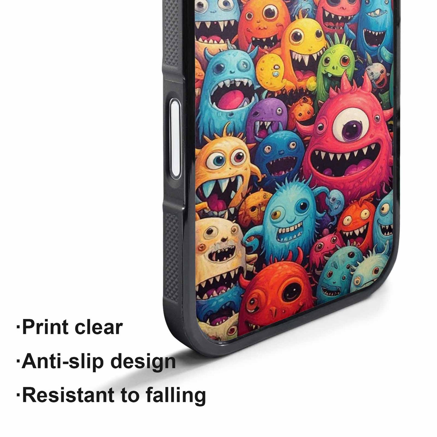 iPhone 17 Pro Case — Monsters General Cartoon Monsters Pattern Cartoon, Custom Made Phone Cover