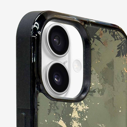 iPhone 16 Case — Hunting Camouflage Pattern With Deer And, Original Design Phone Case