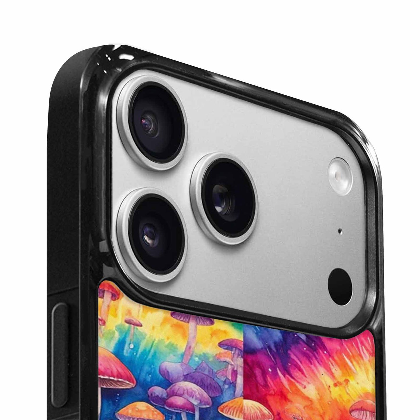 iPhone 17 Pro Case — Mushrooms Tie Dyemushrooms Pat Azy Tie, Unique Phone Case Design