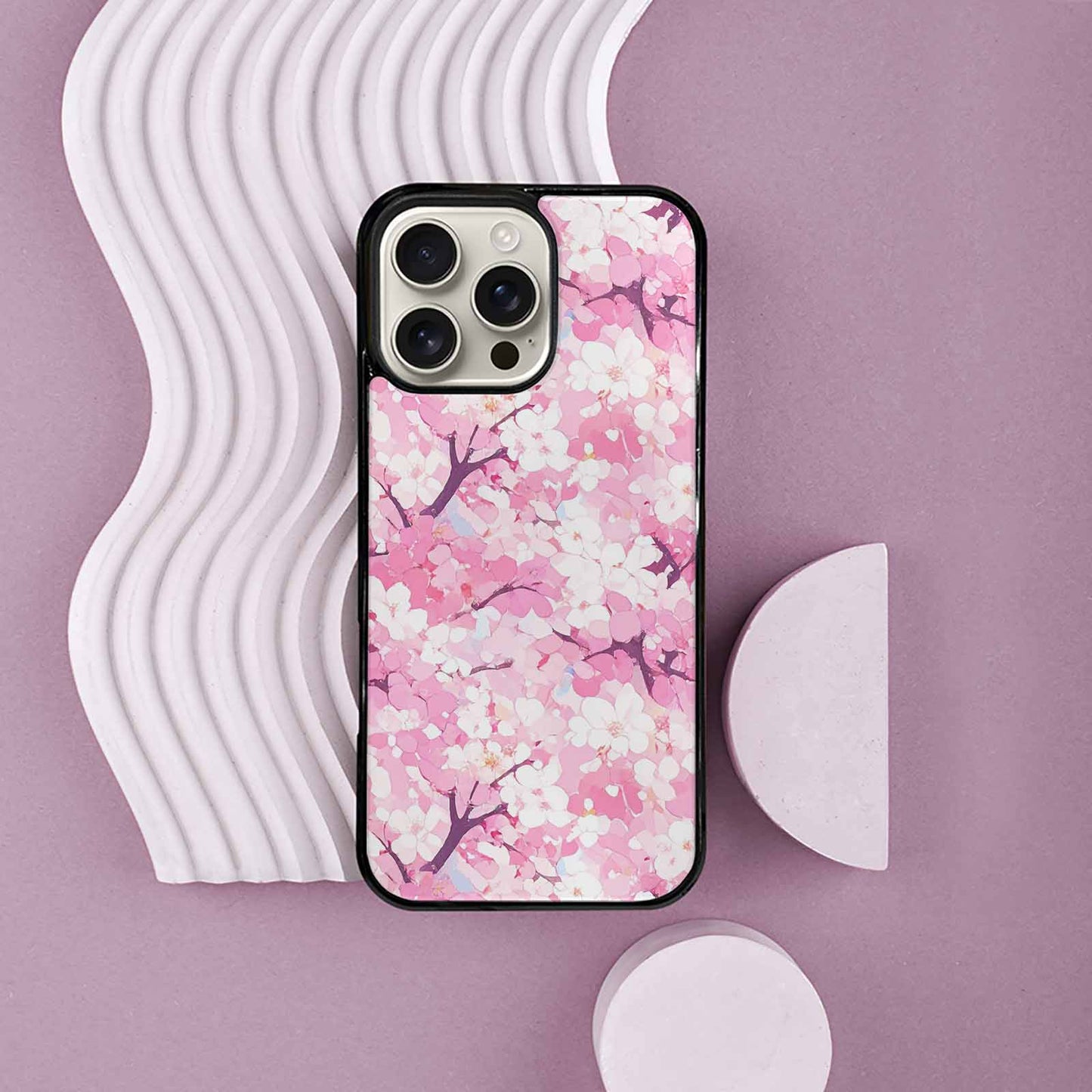 iPhone 16 Pro Max Case — Cherry Blossom Branch Cherry Blo Cfc, Customized Protective Case