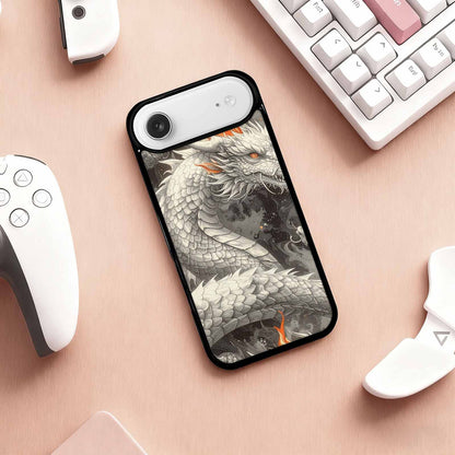 iPhone 17 Air Case — Retro Dragons Flame Retro Vintage, Custom Art Phone Cover