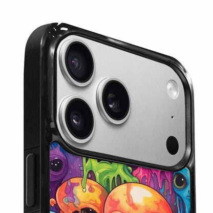 iPhone 17 Pro Max Case — Melting Aliens Pattern Alien Scifi, Custom Designed Case Cover