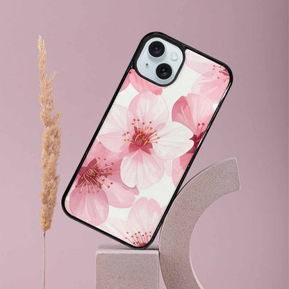 iPhone 15 Plus Case — Japanese Cherry Blossom, Custom Phone Case