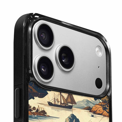 iPhone 17 Pro Max Case — Vintage Travel Artwork Pattern Retro Vintage, Custom Made Phone Cover