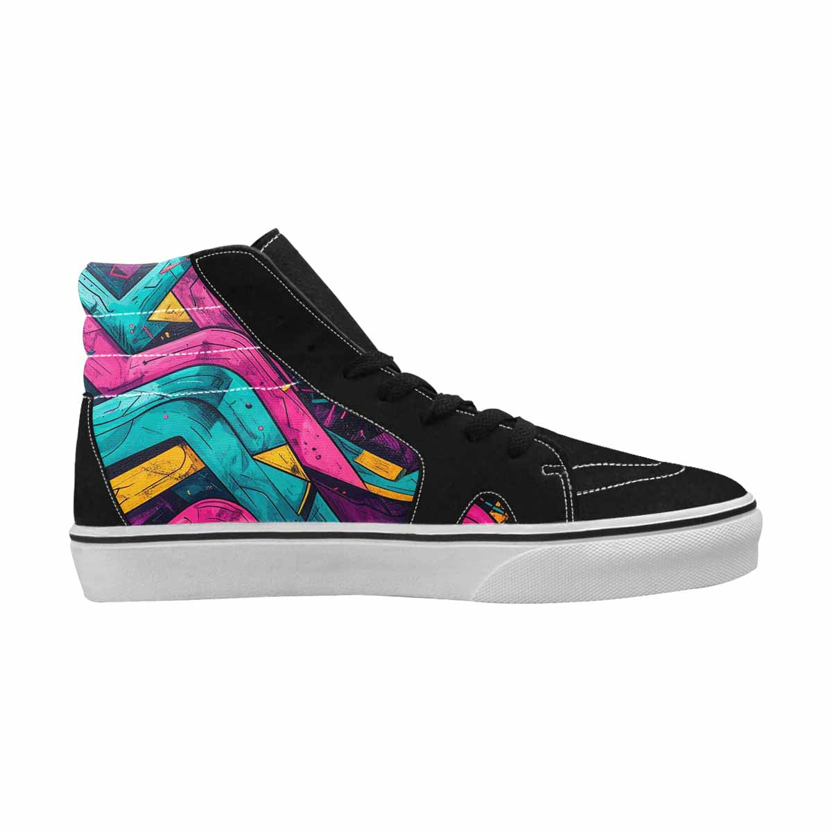 MEN'S 80S Retro Print High Top Canvas Dreamcore Shoes