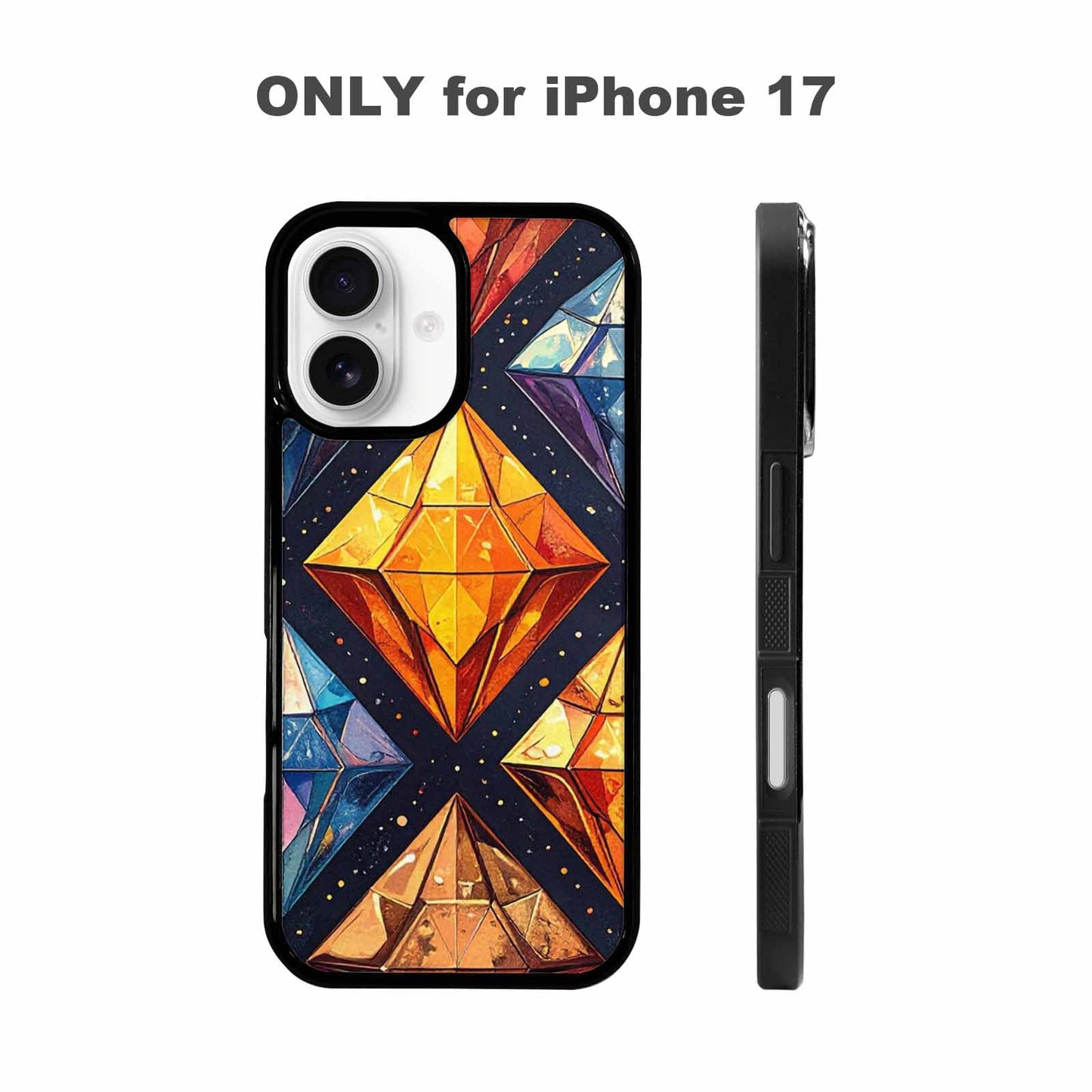 iPhone 17 Case — Vintage Summer Diamond Retro Vintage, Custom Phone Case