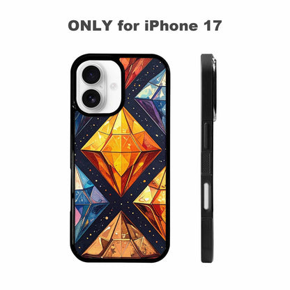 iPhone 17 Case — Vintage Summer Diamond Retro Vintage, Custom Phone Case
