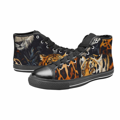 MEN'S Animal Print High Top Canvas Y2K Custom Sneakers