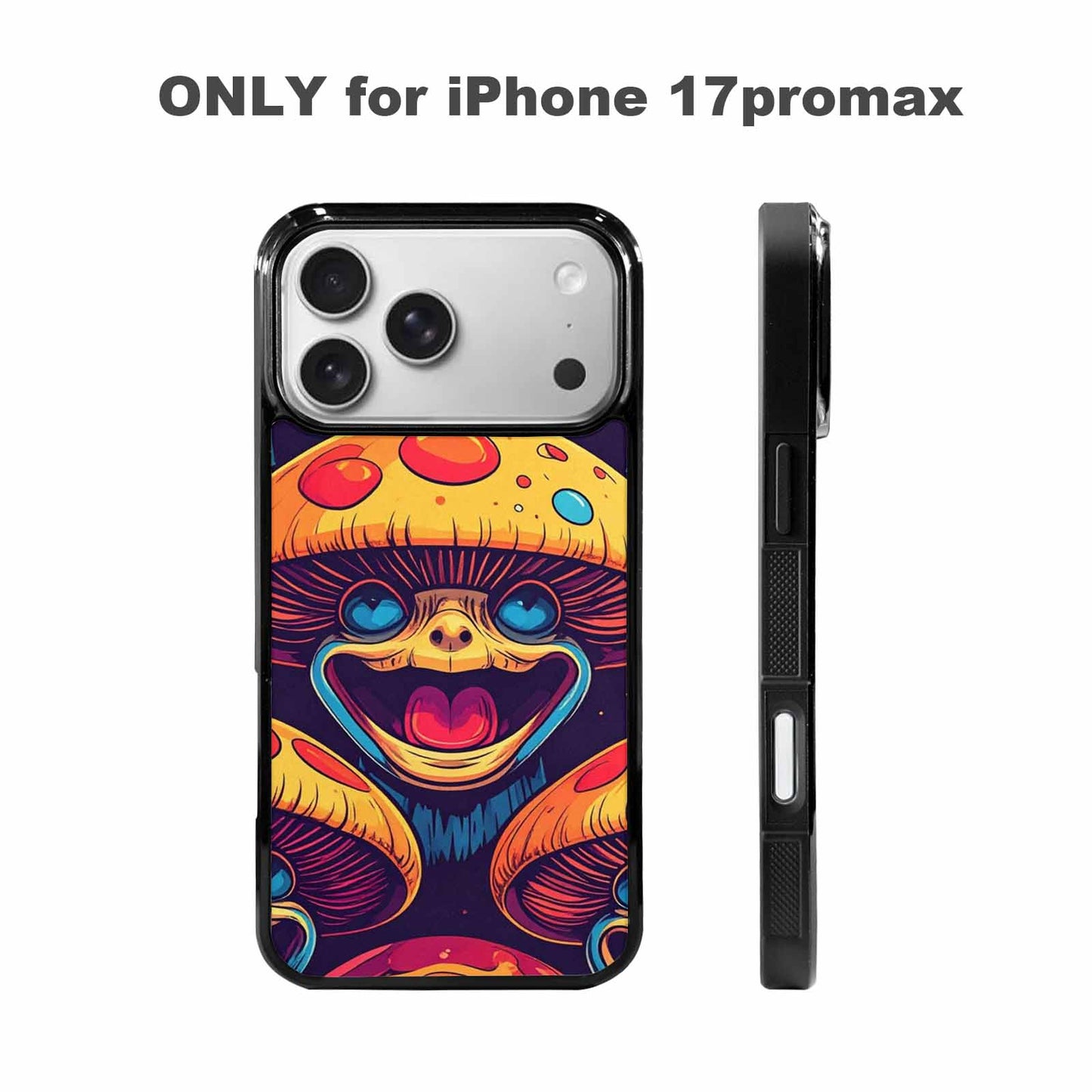 iPhone 17 Pro Max Case — Retro Mushroom Cartoon Art Retro Vintage, Custom Made Phone Cover