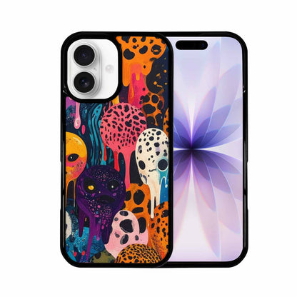 iPhone 17 Case — Melting Aliens Pattern Alien Scifi, Unique Phone Case Design