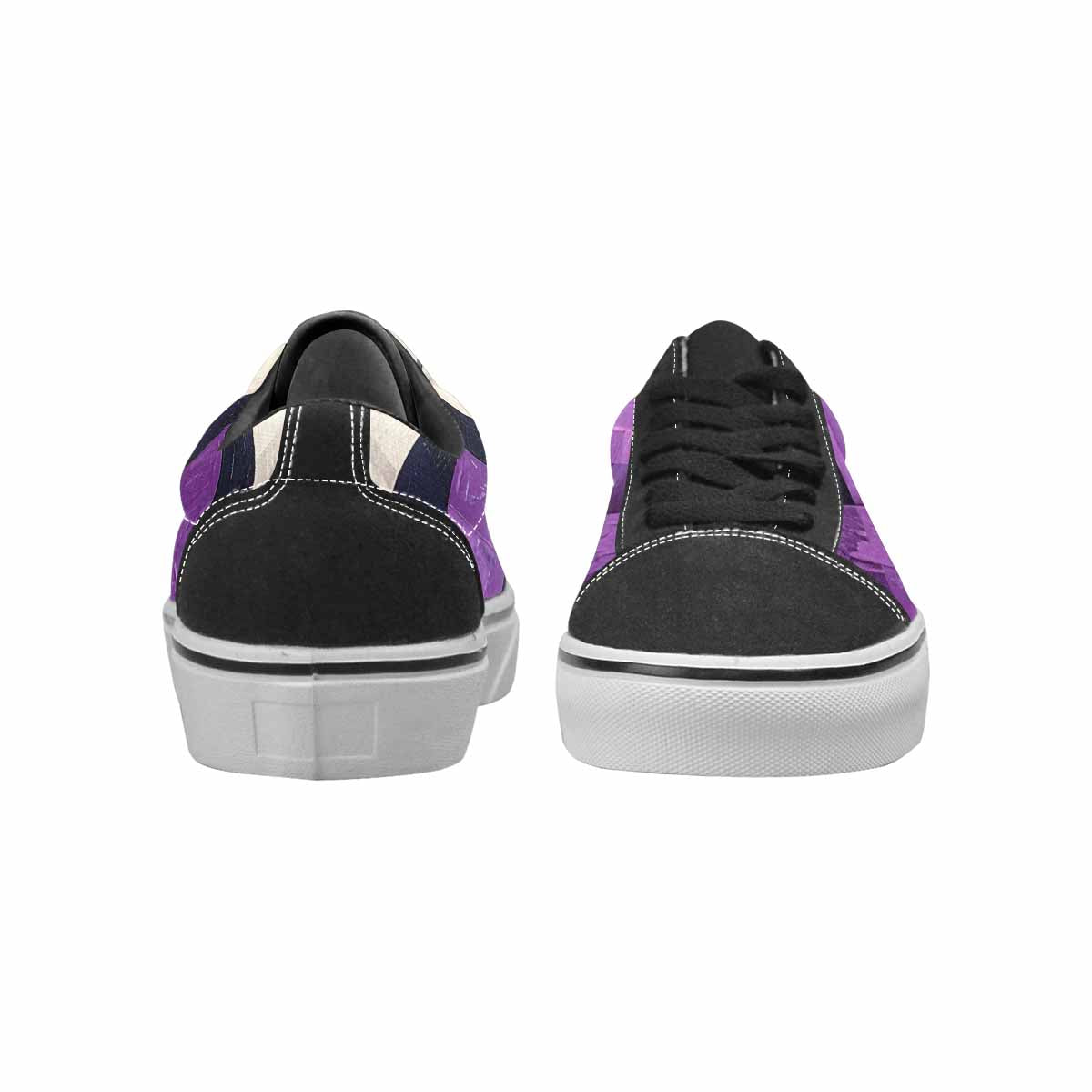 MEN'S Genderfluid Flag Color Canvas Lace-Up Aesthetic Sneakers