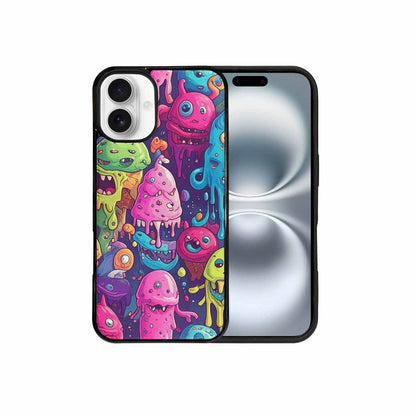iPhone 16 Plus Case — Melting Ice Cream Monster Charac, Personalized Phone Case