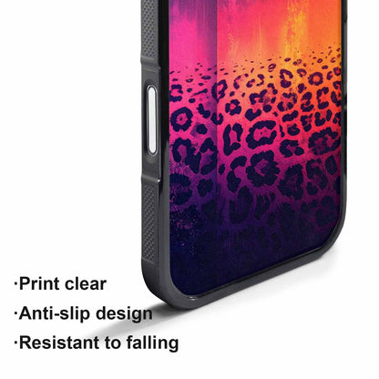 iPhone 17 Air Case — Leopard Print Gradient Style Edge Animal, Custom Made Phone Cover