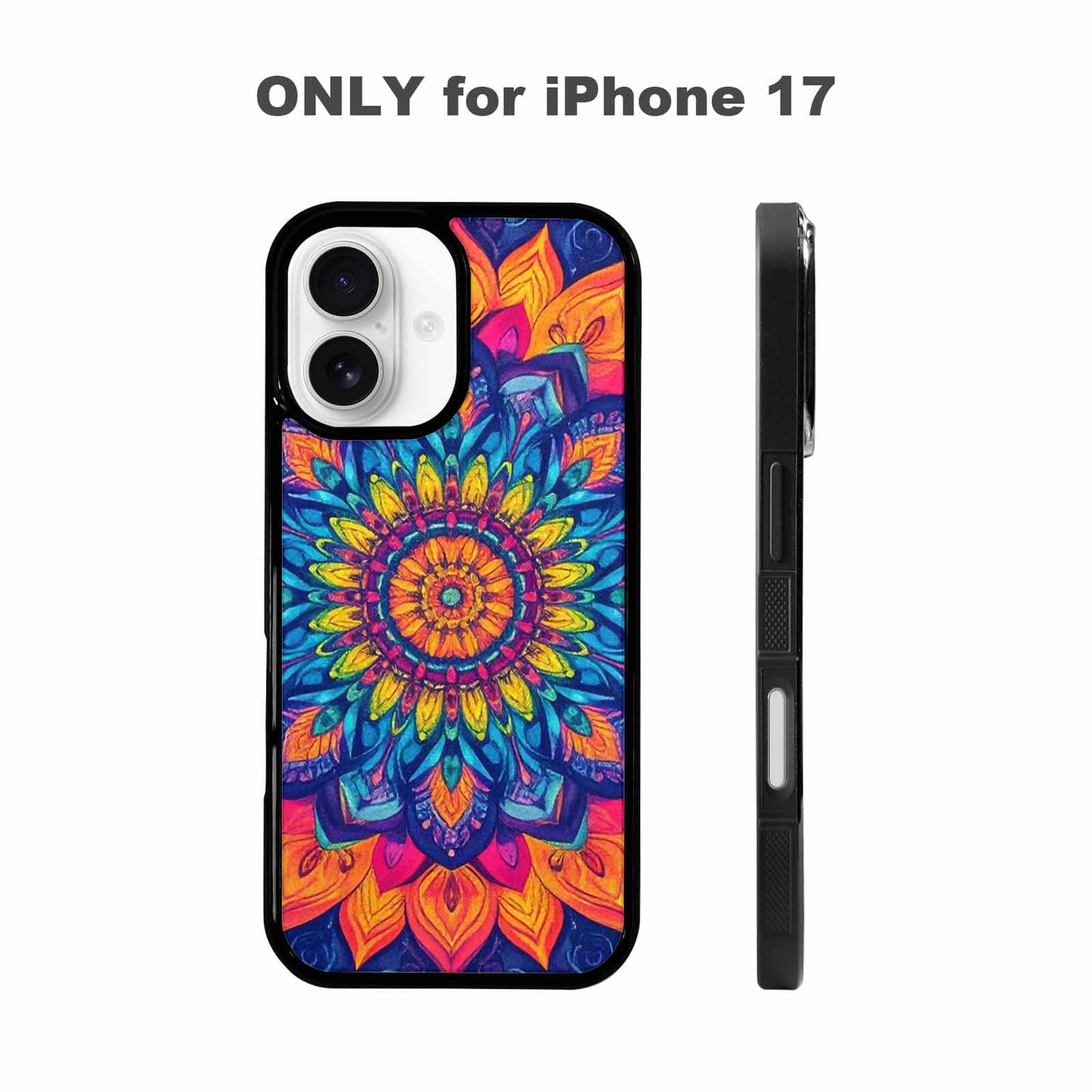 iPhone 17 Case — Tie Dye Mandala Art Tie Dye, Personalized Phone Case