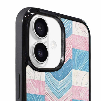iPhone 17 Case — Transgender Flag Color Theme Original Art, Original Design Phone Case
