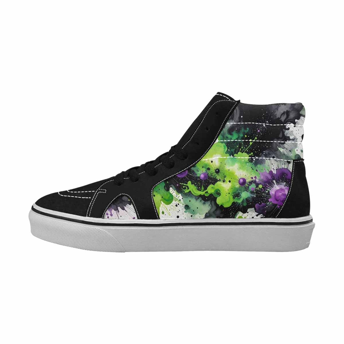 MEN'S Galaxy Nebula High Top Canvas Neon Fantasy Shoes