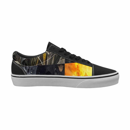 WOMEN'S Blend Melt Them Canvas Lace-Up Vivid Custom Shoes