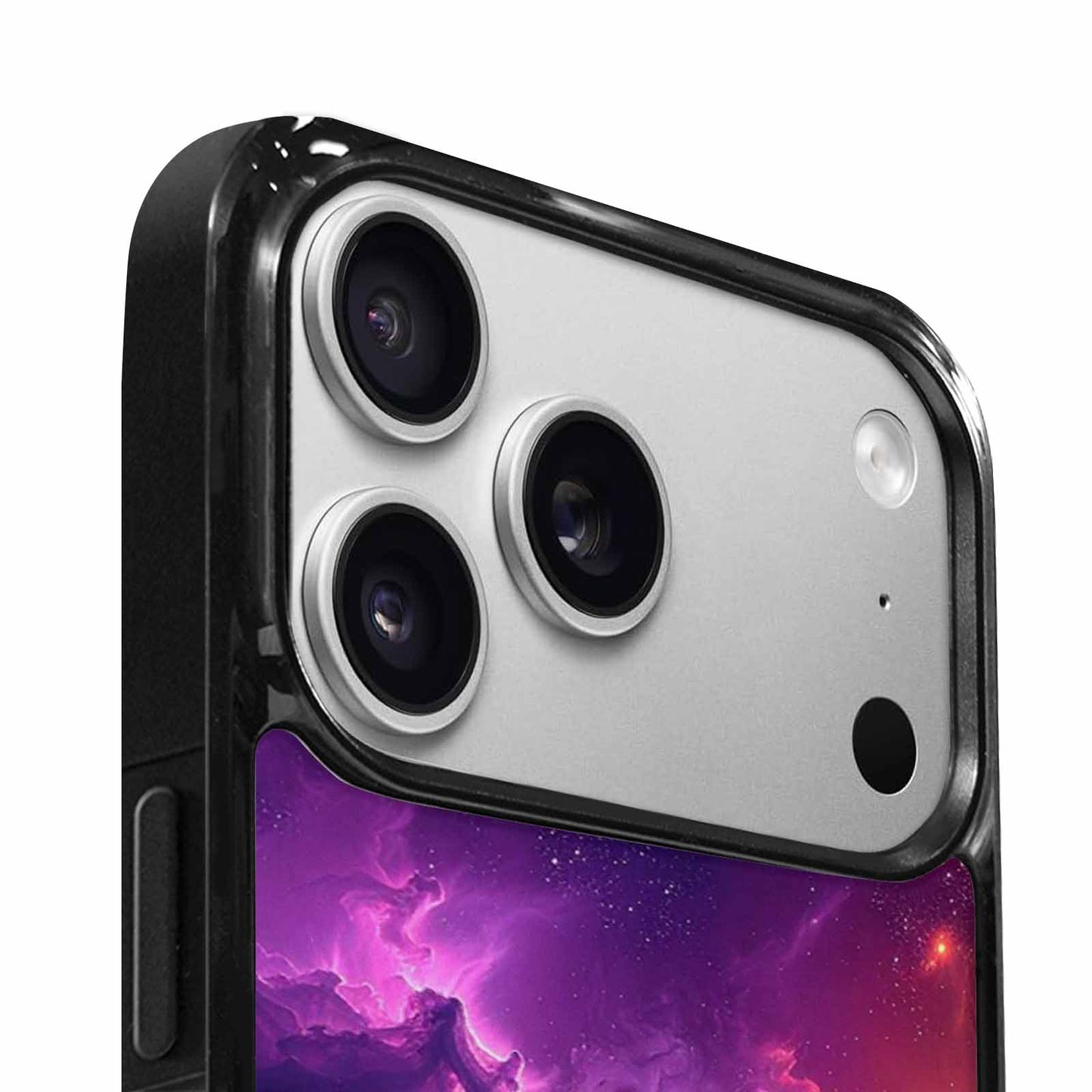 iPhone 17 Pro Case — Galaxy Nebula Art Seamless Pattern Galaxy, Custom Print Case Cover