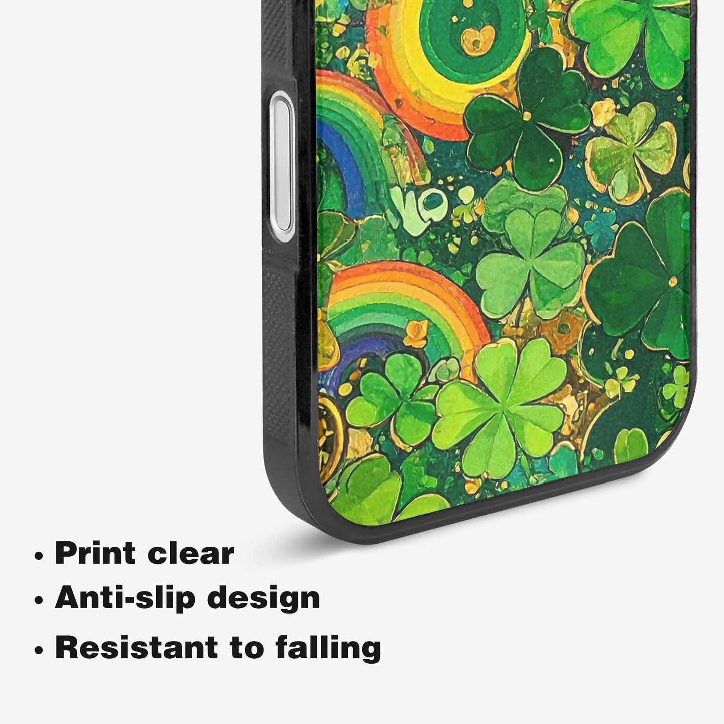 iPhone 16 Plus Case — St Patrick\'s Clover St Patrick\'s Clover, Custom Printed Phone Case
