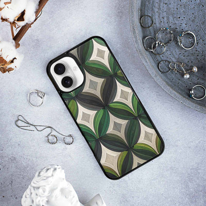 iPhone 16 Plus Case — Aromantic Flag Color Theme Small Rainbow, Unique Phone Case Design