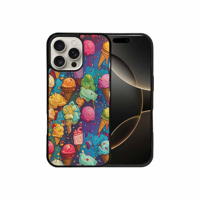 iPhone 16 Pro Max Case — Ice Cream Motif Ice Cream Motifs, Unique Phone Case Design