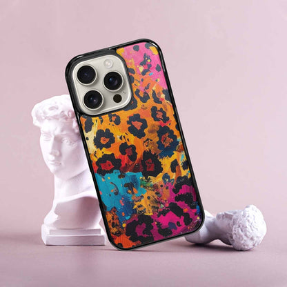 iPhone 16 Pro Case — Full Color Vibrant Animal Print Animal, Custom Printed Phone Case
