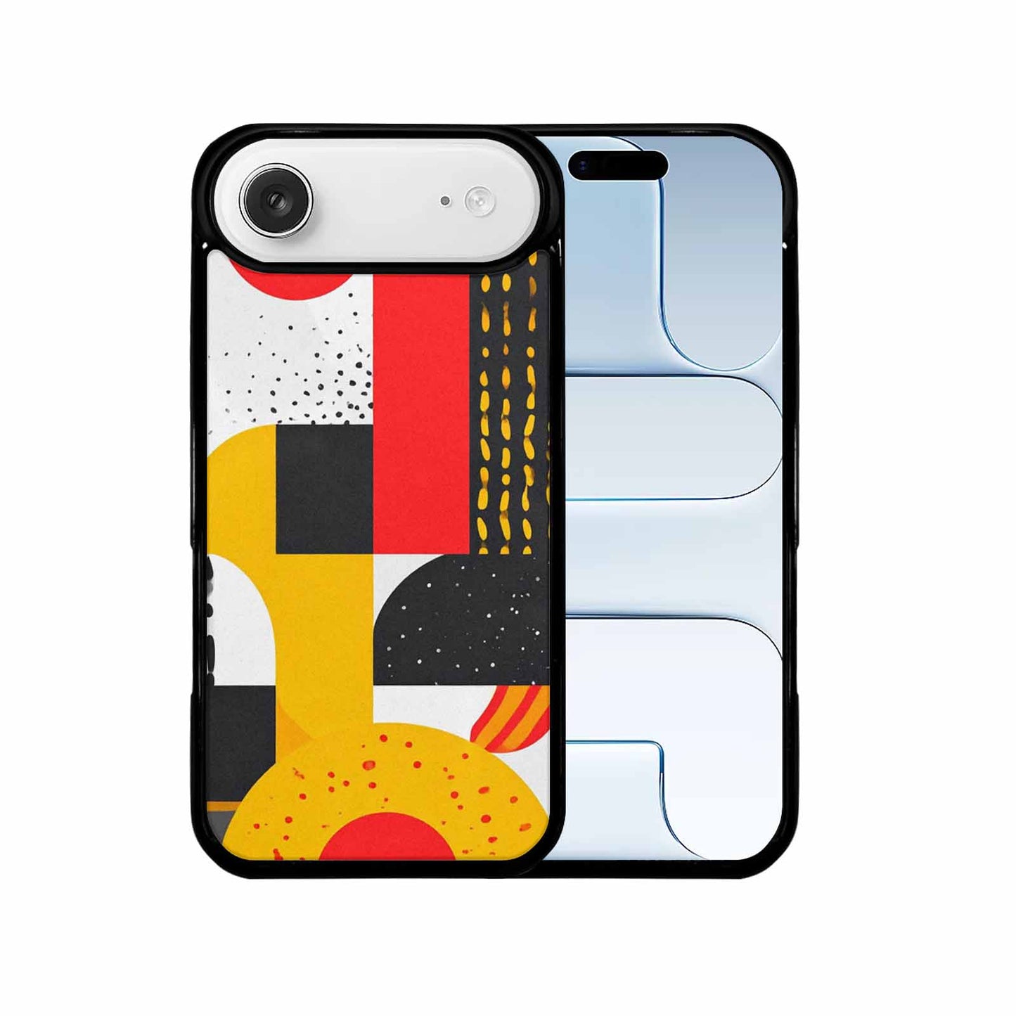 iPhone 17 Air Case — Memphis Art Pattern Retro Vintage, Custom Made Phone Cover