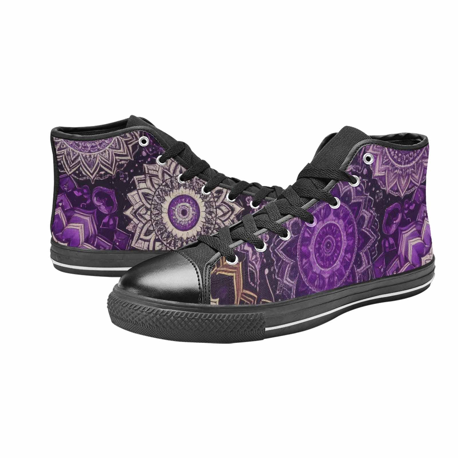 WOMEN'S Mandala High Top Canvas Cottagecore Custom Shoes