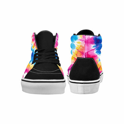 WOMEN'S Tie Dye Drip High Top Canvas Vivid Shoes