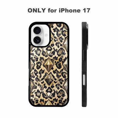 iPhone 17 Case — Vintage Leopard Print Animal Print, Custom Phone Case