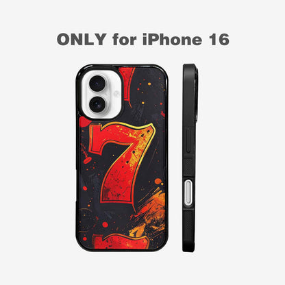 iPhone 16 Case — Dice And Casino Pattern Seamless Repeat, Custom Art Phone Cover