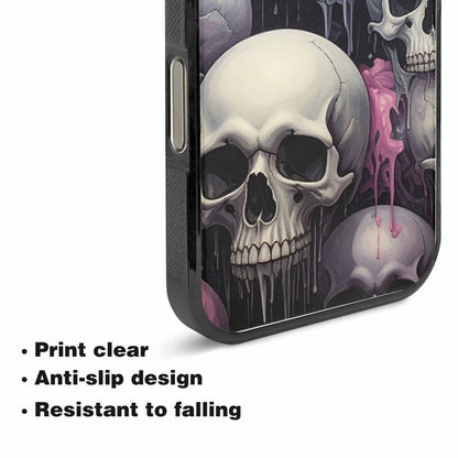 iPhone 15 Pro Max Case — Dark Black And White Color Tone, Personalized Phone Case