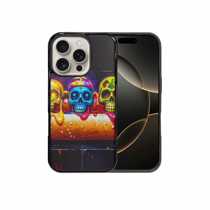 iPhone 16 Pro Case — Toxic Skeleton Hot Dog Eye Small, Personalized Phone Case