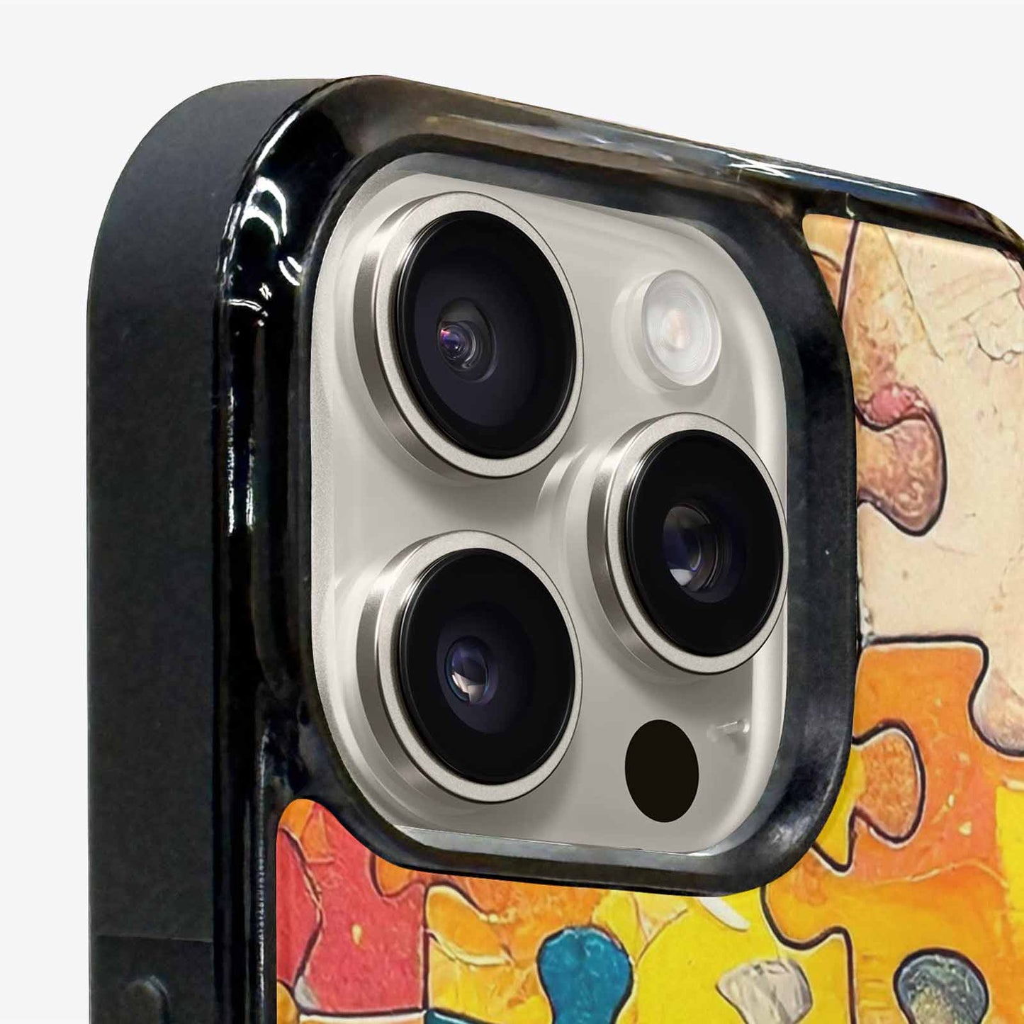 iPhone 16 Pro Max Case — Autism Puzzle Pieces Puzzle Piece Pattern, Unique Phone Case Design