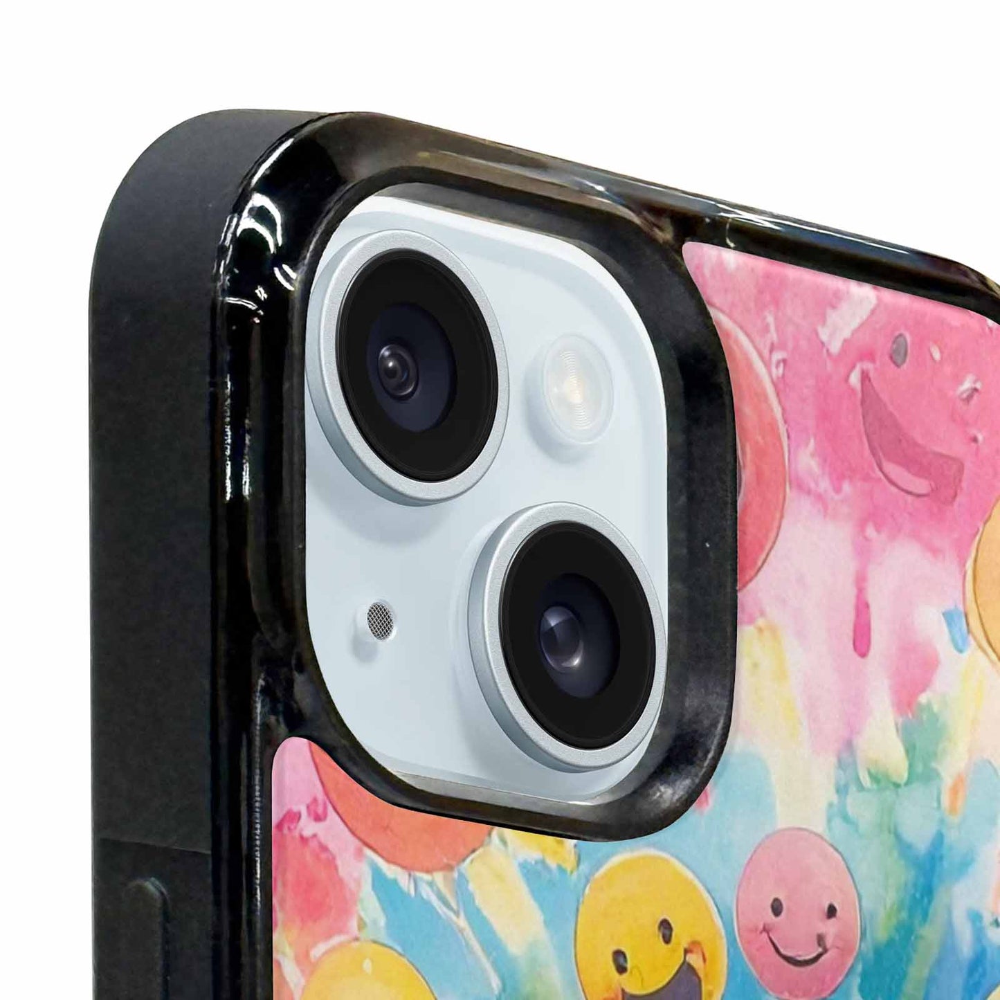 iPhone 15 Plus Case — Smiley Facessmiley Faces Tie D, Custom Print Case Cover