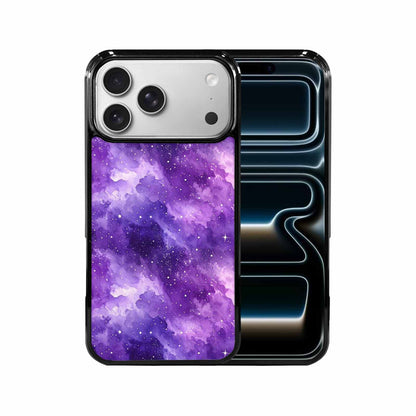 iPhone 17 Pro Max Case — Galaxy Art Purple Nebula Galaxy Space, Custom Printed Phone Case