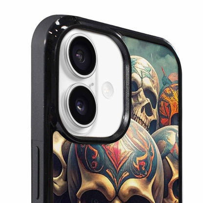 iPhone 17 Case — Skull Dark Art Gothic Print Gothic, Custom Made Phone Cover
