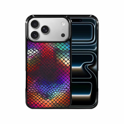 iPhone 17 Pro Max Case — Snake Print Dark Seamless Animal Print, Custom Designed Case Cover