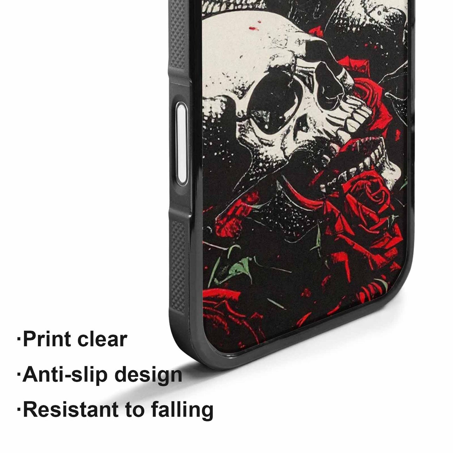 iPhone 17 Case — Skull Dark Art Gothic Print Gothic, Personalized Phone Case