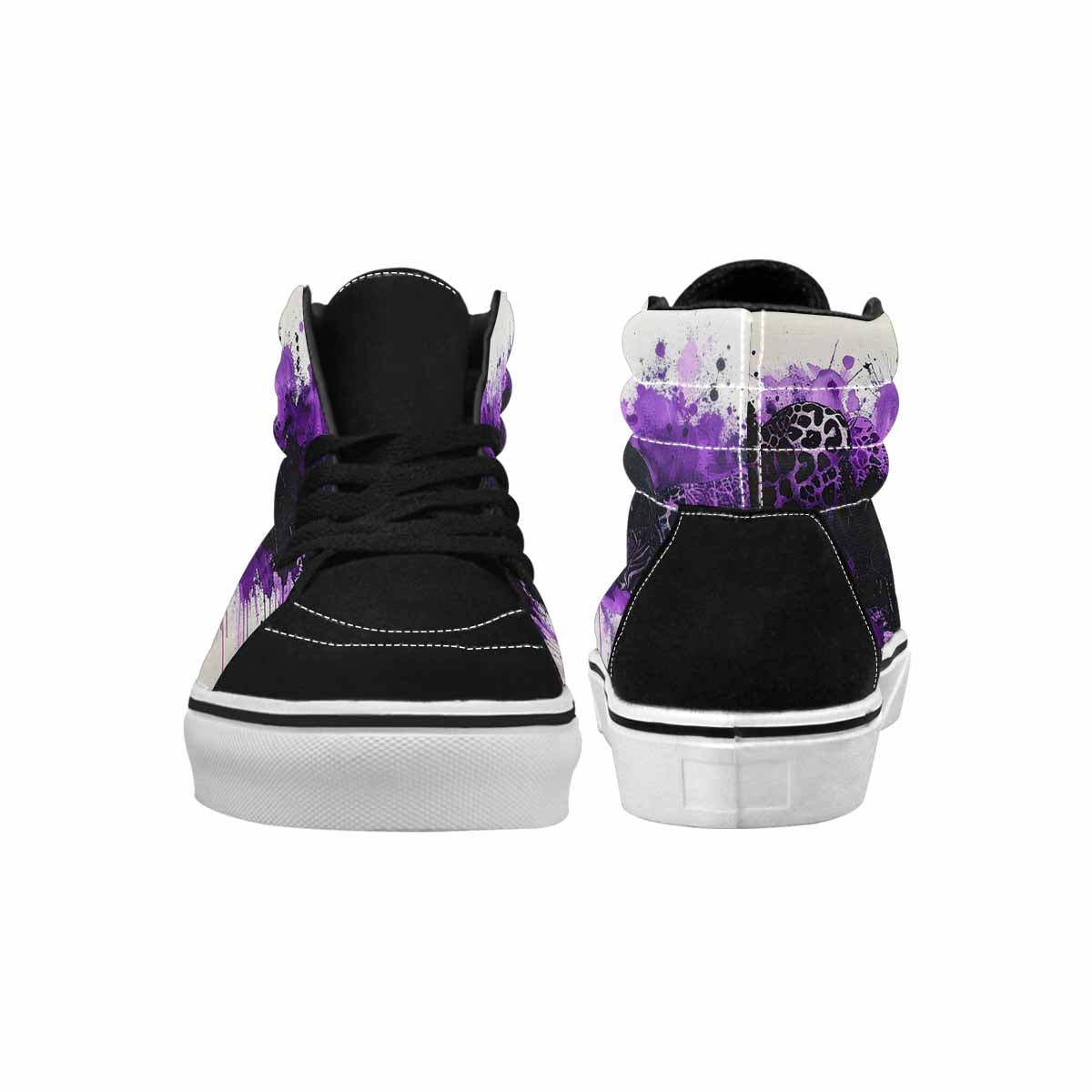 MEN'S Animal Print High Top Canvas Cottagecore Sneakers