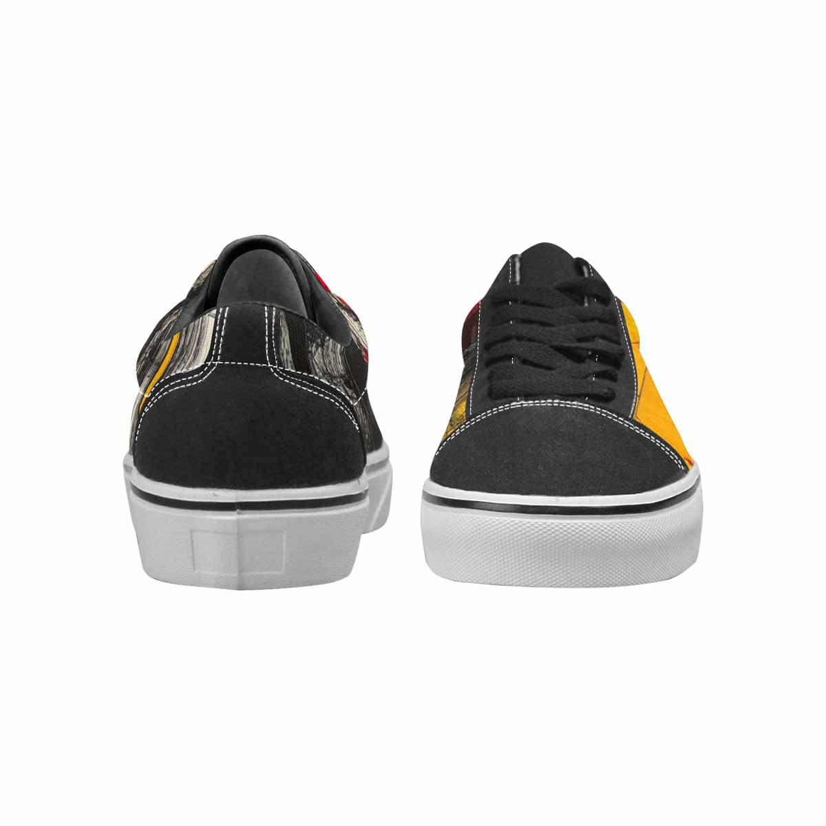 WOMEN'S Liminal Space Fragment Lace-Up Canvas Y2K Custom Shoes