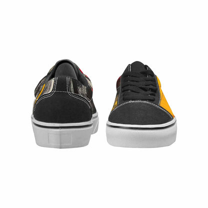 WOMEN'S Liminal Space Fragment Lace-Up Canvas Y2K Custom Shoes