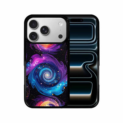 iPhone 17 Pro Case — Rose Galaxy Art Seamless Pattern Galaxy, Unique Phone Case Design