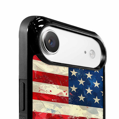 iPhone 17 Air Case — Small American Flag Stars And Galaxy, Custom Made Phone Cover
