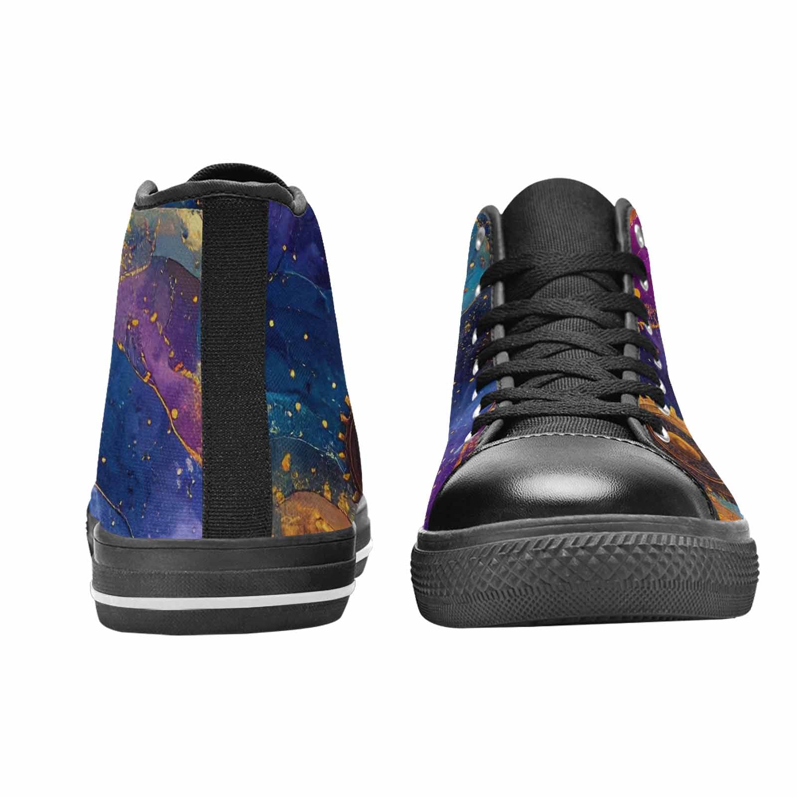 MEN'S Steampunk Galaxy High Top Canvas Surreal Custom Shoes