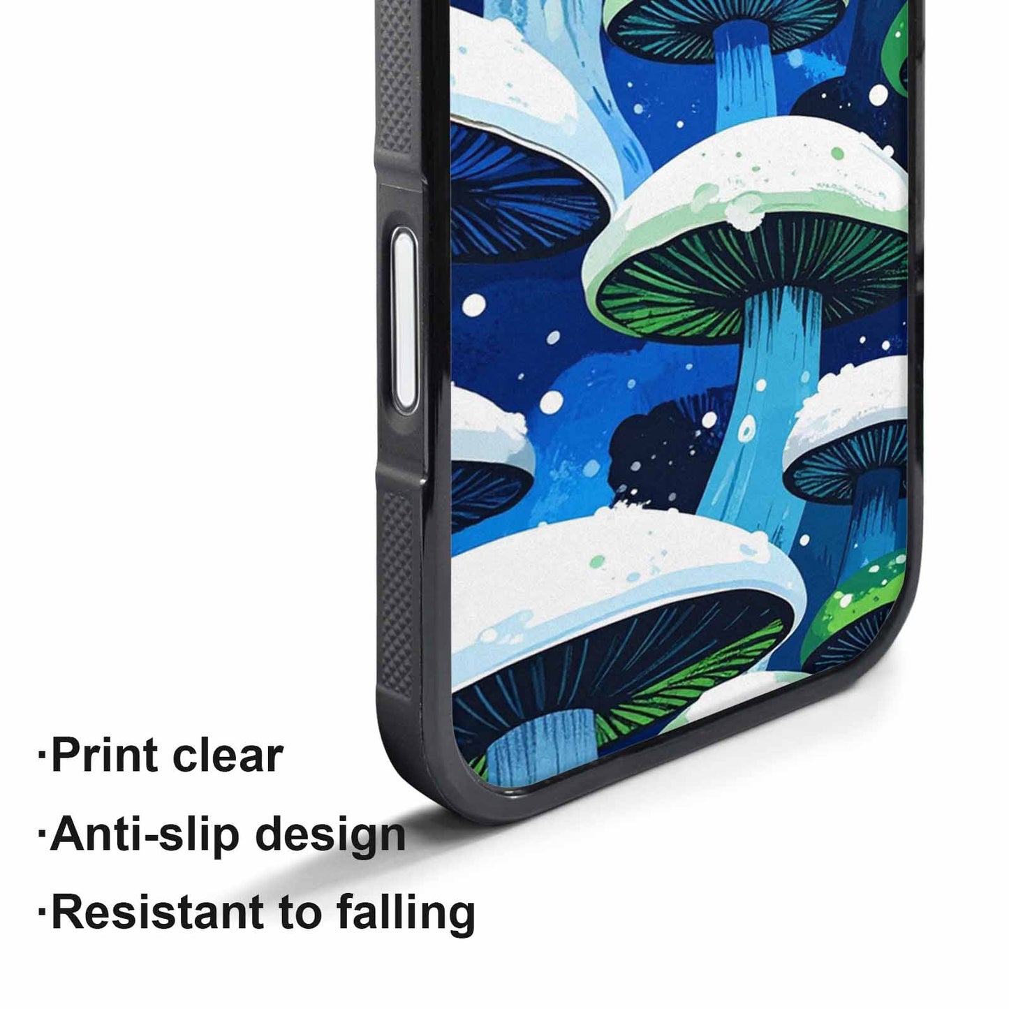 iPhone 17 Pro Case — Vivid Winter Mushroom Seamless Cartoon Cute, Unique Phone Case Design