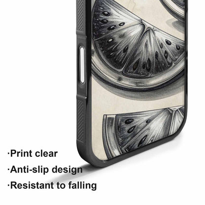 iPhone 17 Case — Chrome Gothic Watermelon Gothic Skulls, Custom Phone Case