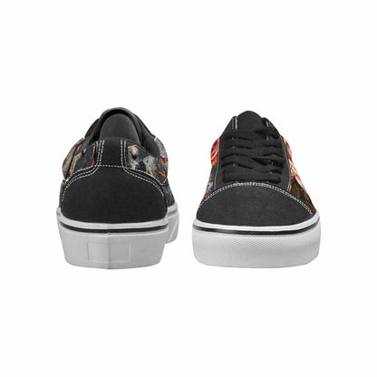 MEN'S Barbed Wire Chain Canvas Lace-Up Vivid Sneakers